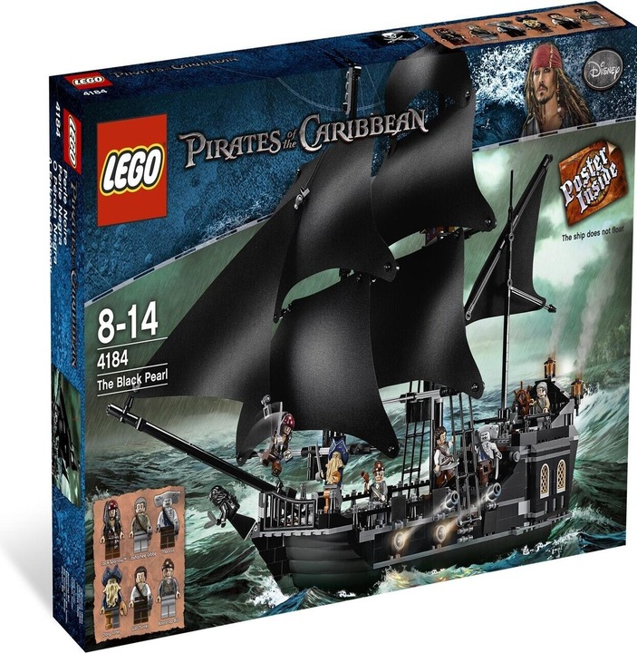 Actual product image LEGO Pirates of the Caribbean The Black Pearl (4184)
