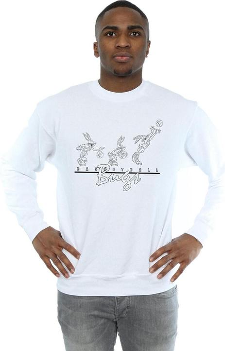 Actual product image Looney Tunes Mens Basketball Bugs Sweatshirt (4XL)