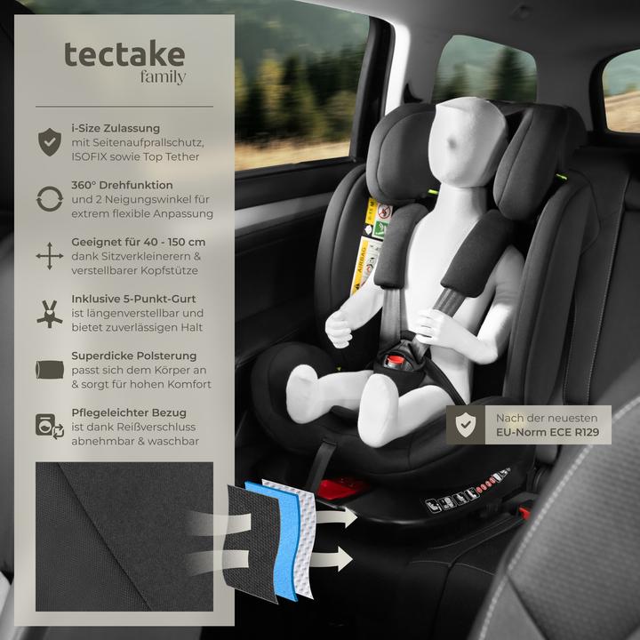 Produktbild tectake Linus i-Size (Kindersitz)