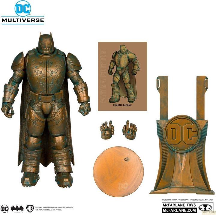 Actual product image McFarlane DC Multiverse Action Figure Armored Batman (Batman: The Dark Knight Returns) Patina Edition (Gold La