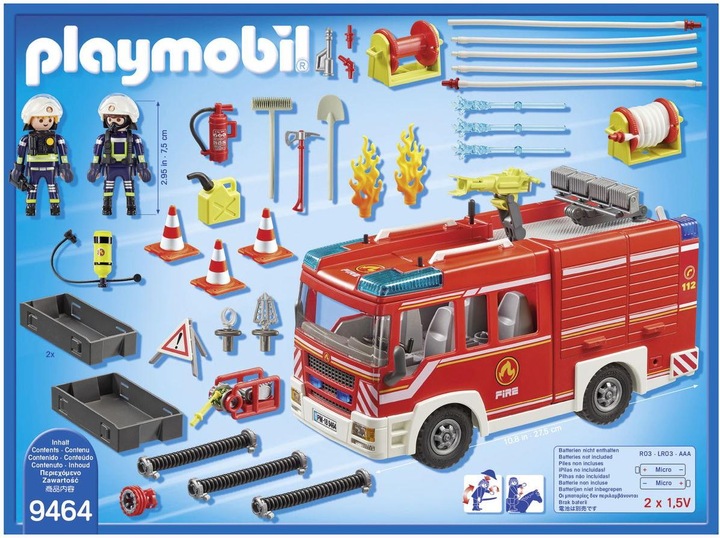 Produktbild Playmobil Feuerwehr-Rüstfahrzeug (9464, Playmobil City Action)