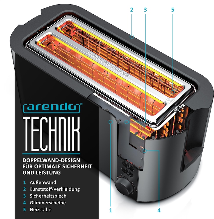 Produktbild Arendo Toaster