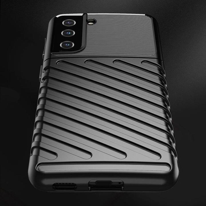 Produktbild Hurtel Thunder Case Hülle für Samsung Galaxy A14 5G Silikon Armor Case schwarz (Samsung Galaxy A14 5G)
