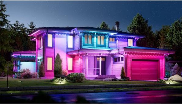 Image du produit Nanoleaf Permanent Outdoor Lights Smarter Kit 15 Meter (Blanc, Multicolore, RGB, 1500 cm, Extérieur, Intérieur)