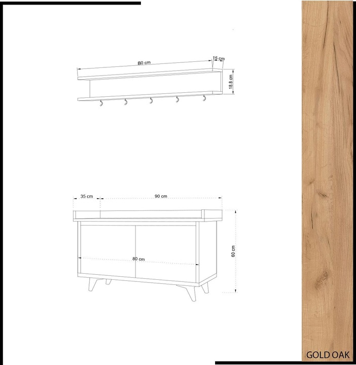 Actual product image Homitis Oaklee