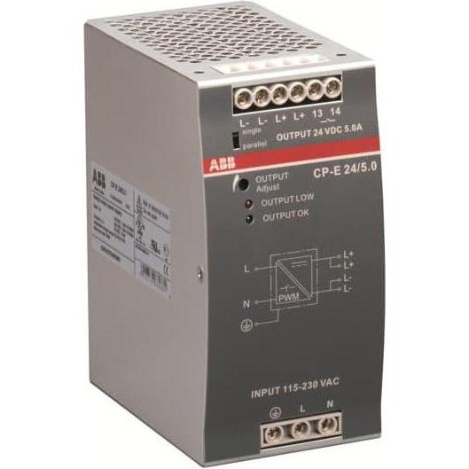 ABB, Verteilerschrank Zubehör, Schaltnetzteil Serie CP-E 24VDC 5A