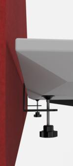 Produktbild OK-Line Schallschutzpanel-Tischklemmen Side