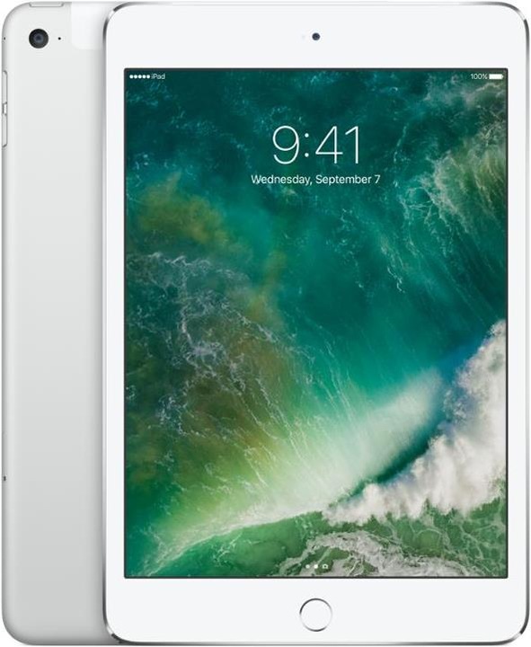 Produktbild Apple iPad mini 4 (4G, 7.90", 128 GB, Silber)