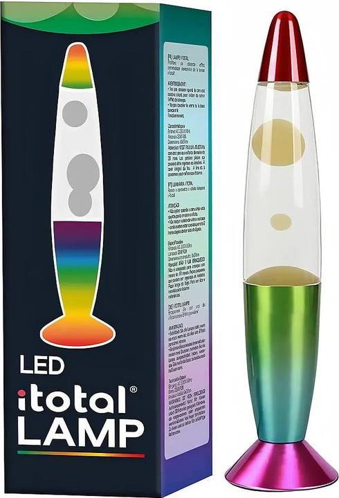 Produktbild Total Juggling iTotal - Color-changing LED Lava Lamp - Rainbow Base and White Wax (XL2683)