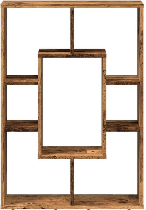 Produktbild VidaXL Bücherregal Raumteiler Standregal Aktenregal Büroregal Altholz-Optik (63 x 20 x 90 cm)