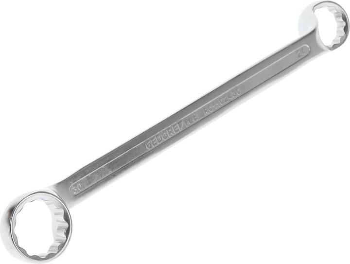 Actual product image Gedore Red red Double-ended ring spanner, SW 24 x 30 mm, L 342 mm, chrome vanadium steel, silver (24 mm, 30 mm)