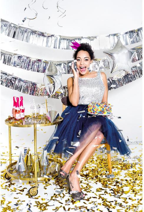 Productafbeelding Partydeco Feestmutsen Holografisch Veelkleurig, 16 x 10 cm, 20 stuks (20 Stuk)