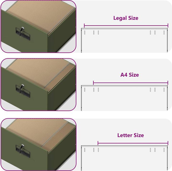 Produktbild vidaXL Büroorganizer (42 x 42 x 106.50 cm)