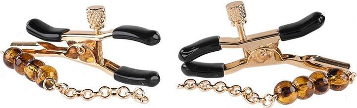 Produktbild Sportsheets Amber Beaded Nipple Clamps Animal 13 cm