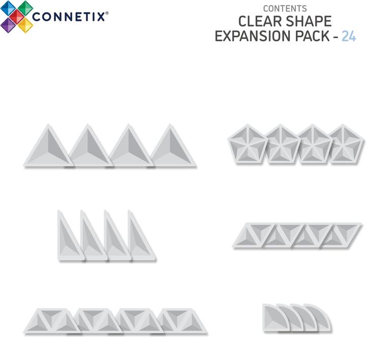 Image du produit Connetix Pack d'extension Clear Shape