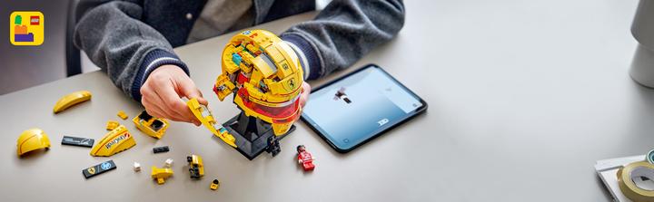 Productafbeelding LEGO Scuderia Ferrari HP Lewis Hamilton Helm (43022, LEGO Edities)
