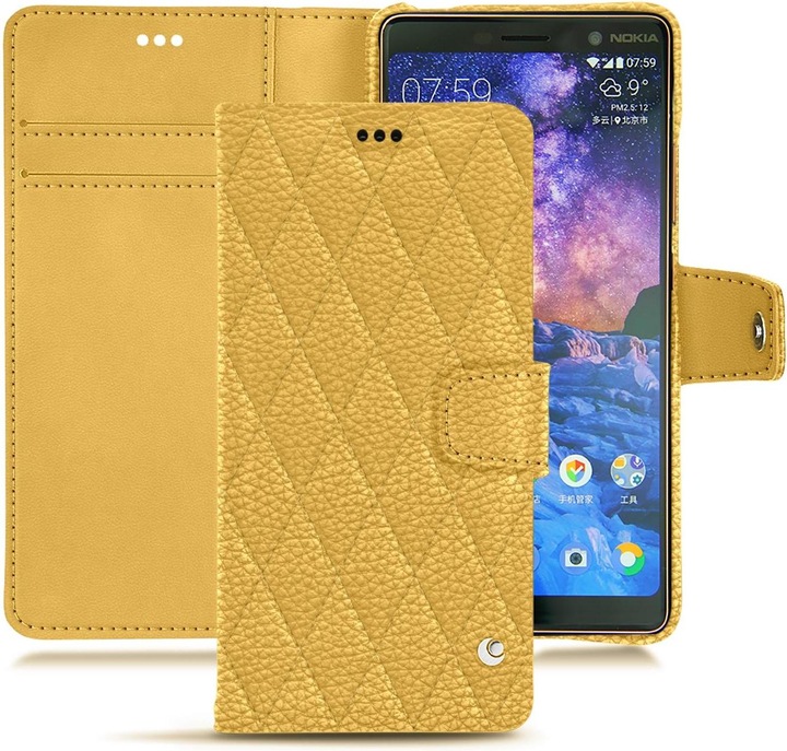 Noreve Lederschutzhülle Wallet (Nokia 7 Plus)