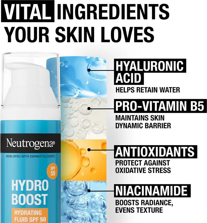 Image du produit Neutrogena Hydro Boost (Crème solaire, SPF 50, 50 ml, 50 g)