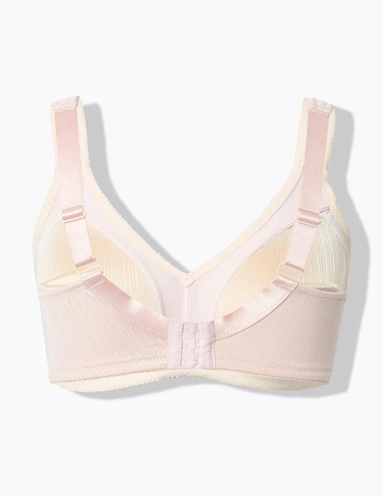 Actual product image Ulla Popken Satin and Lace Minimizer Bra (85 E)