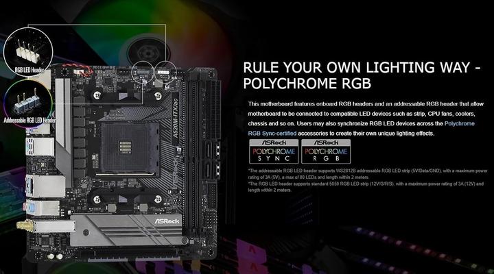 Produktbild AsRock A520M (AM4, AMD A520, Mini-ITX)