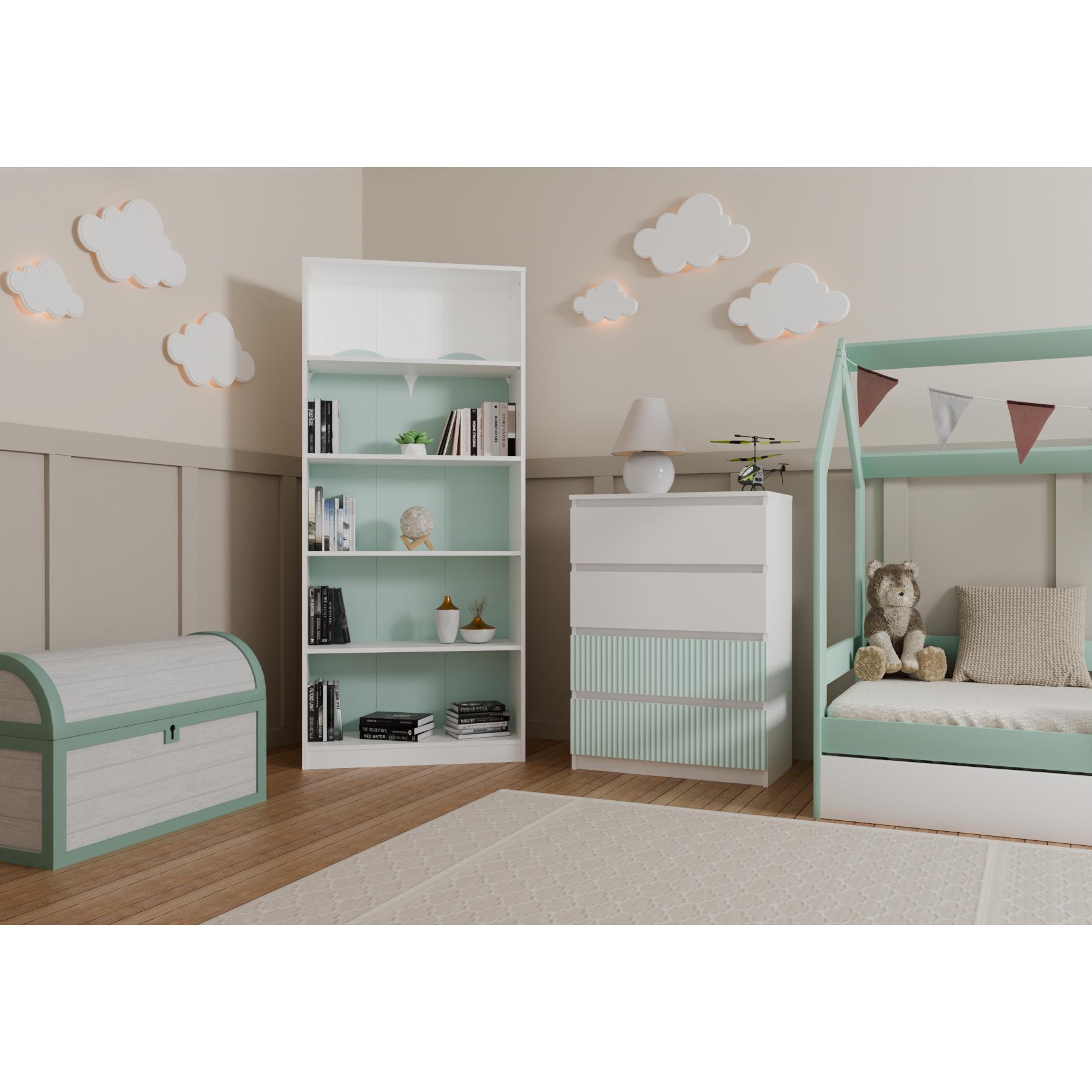 Thumbnail - Topeshop, Kommode + Sideboard, M4 Fr Mint Kpl (70 x 40 x 97 cm)