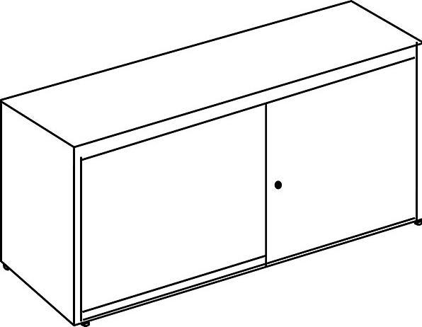 Immagine prodotto Mauser Armadio con porta scorrevole (160 x 43,5 x 83 cm)