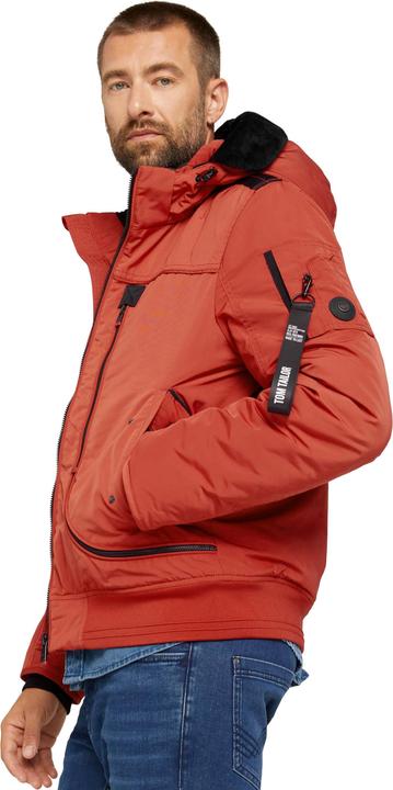 Immagine prodotto Tom Tailor Blouson con cappuccio, tasche con zip e chiusura frontale (M)