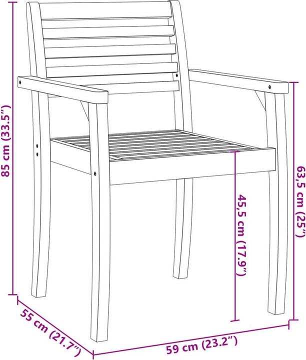 Immagine prodotto vidaXL Gartenstuhl