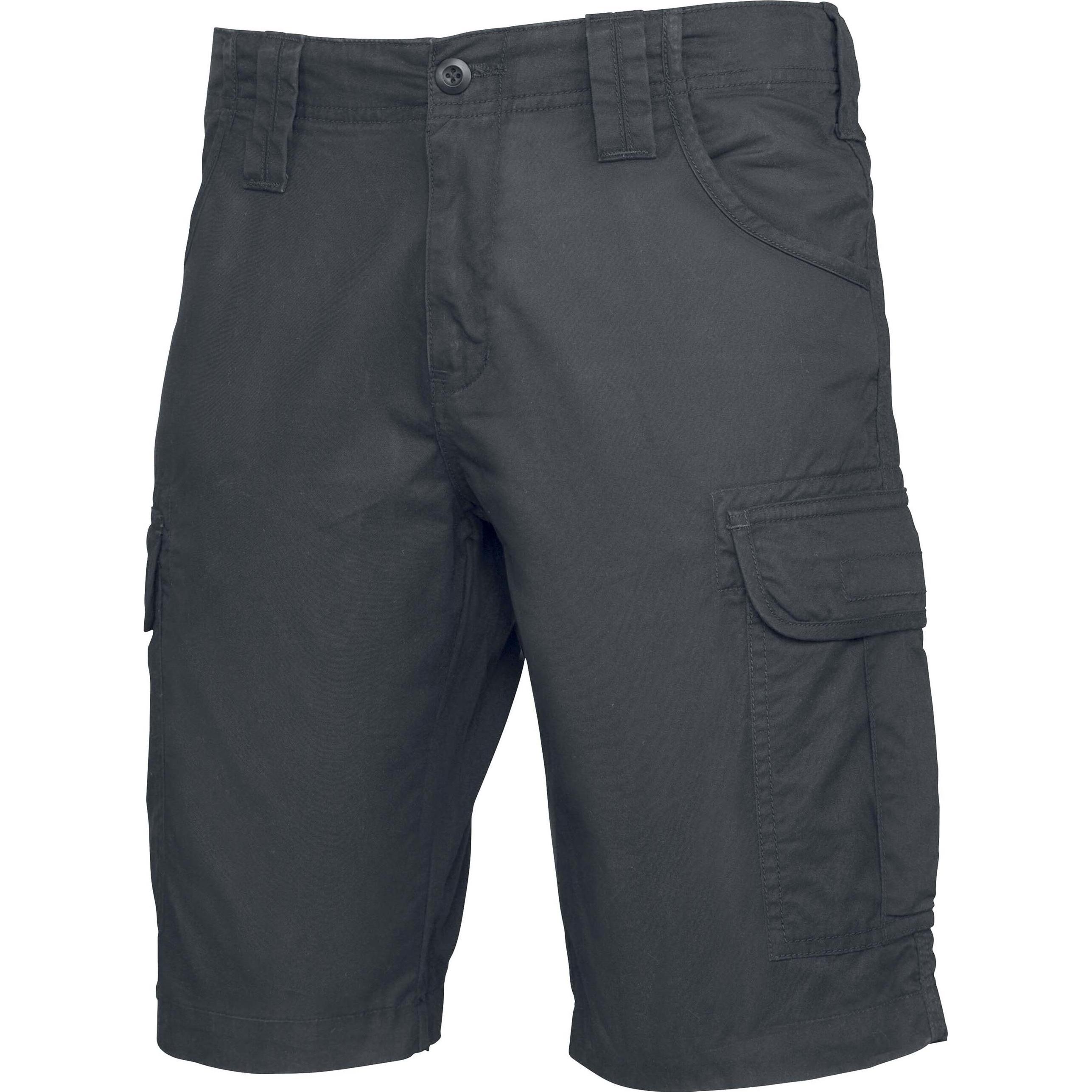Kariban, Herren, Shorts, Multipoches coton sergé, Grau, (42)
