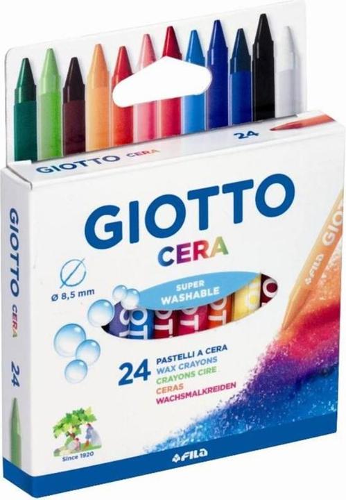 Giotto Ölpastellkreide Mehrfarbig, 24 Stück, Set: Nein, Effekte (Mehrfarbig, 24 x)
