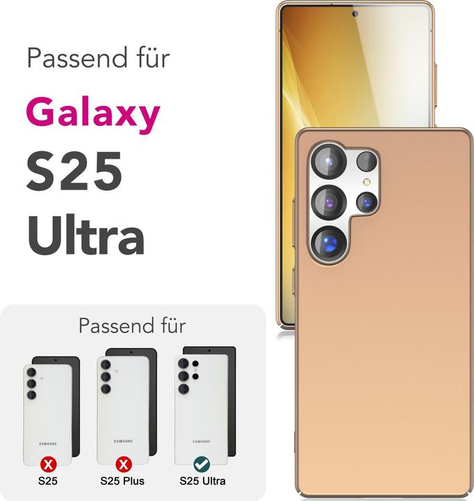 Produktbild Nalia PureFit - Ultra Dünne 0,5mm Leichte Hülle - Slim Fit Hardcase (Samsung Galaxy S25 Ultra)