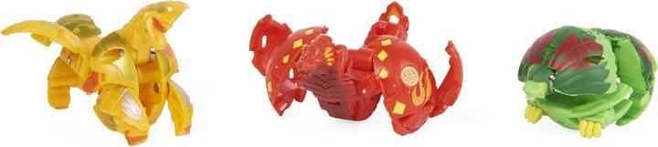 Actual product image Spin Master Bakugan Evolutions Starter Set Triple Pack, Serpillious Ultra with Hydorous and Pegatrix