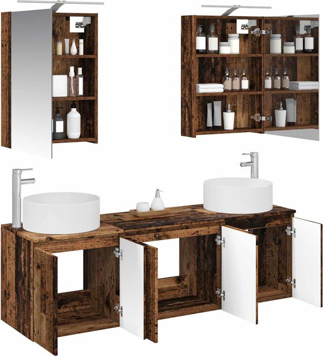 Produktbild vidaXL Badezimmerschrank-Set