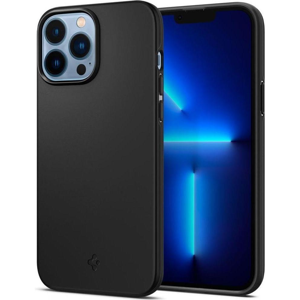 Spigen Thin Fit (Apple iPhone 13 Pro), Smartphone Hülle, Schwarz