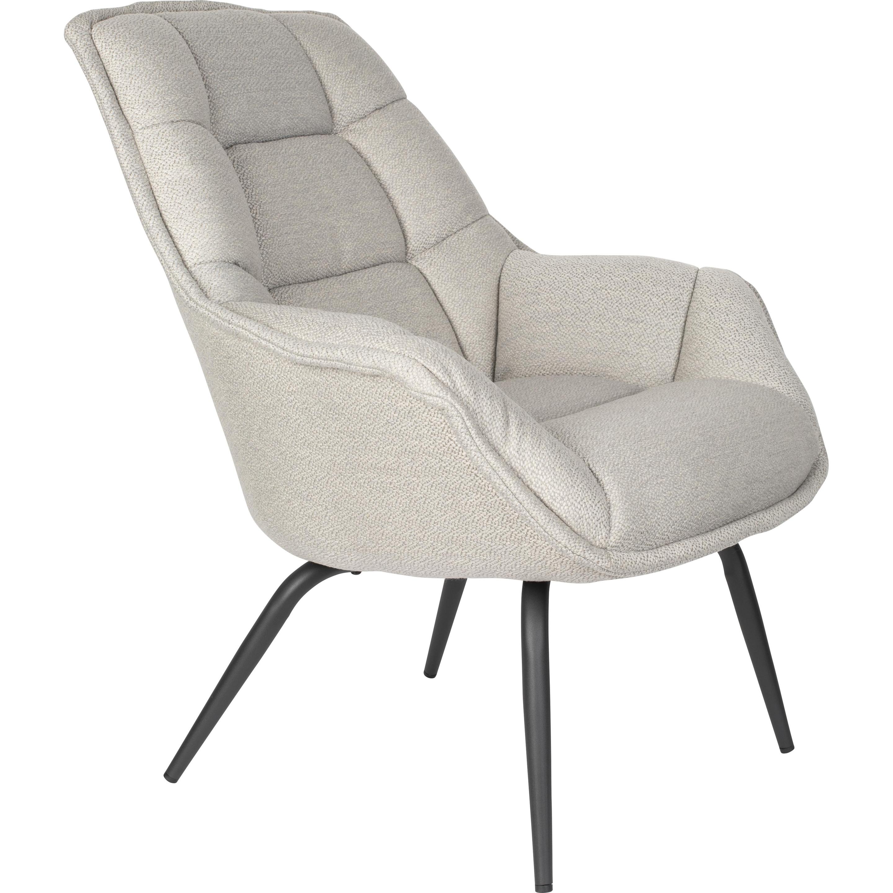Zuiver, Sessel, Lounge Chair Comfortable Thomas Grey