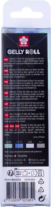 Produktbild Sakura Gelly Roll - Moonlight (Himmelblau und Warmgrau Hell, Pastellblau, Pastellgrün, 4x)