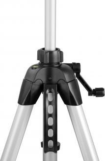 Actual product image CamRock TE68 Silver – Schwarzes Stativ (Metal)