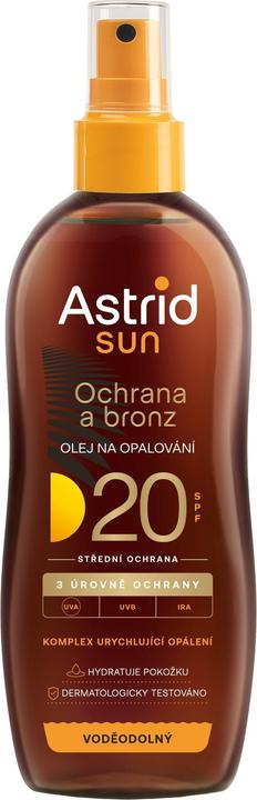 Immagine prodotto Astrid Olio per l'abbronzatura SPF 20 Sun 200 ml (Olio abbronzatura, SPF 20, 200 ml)