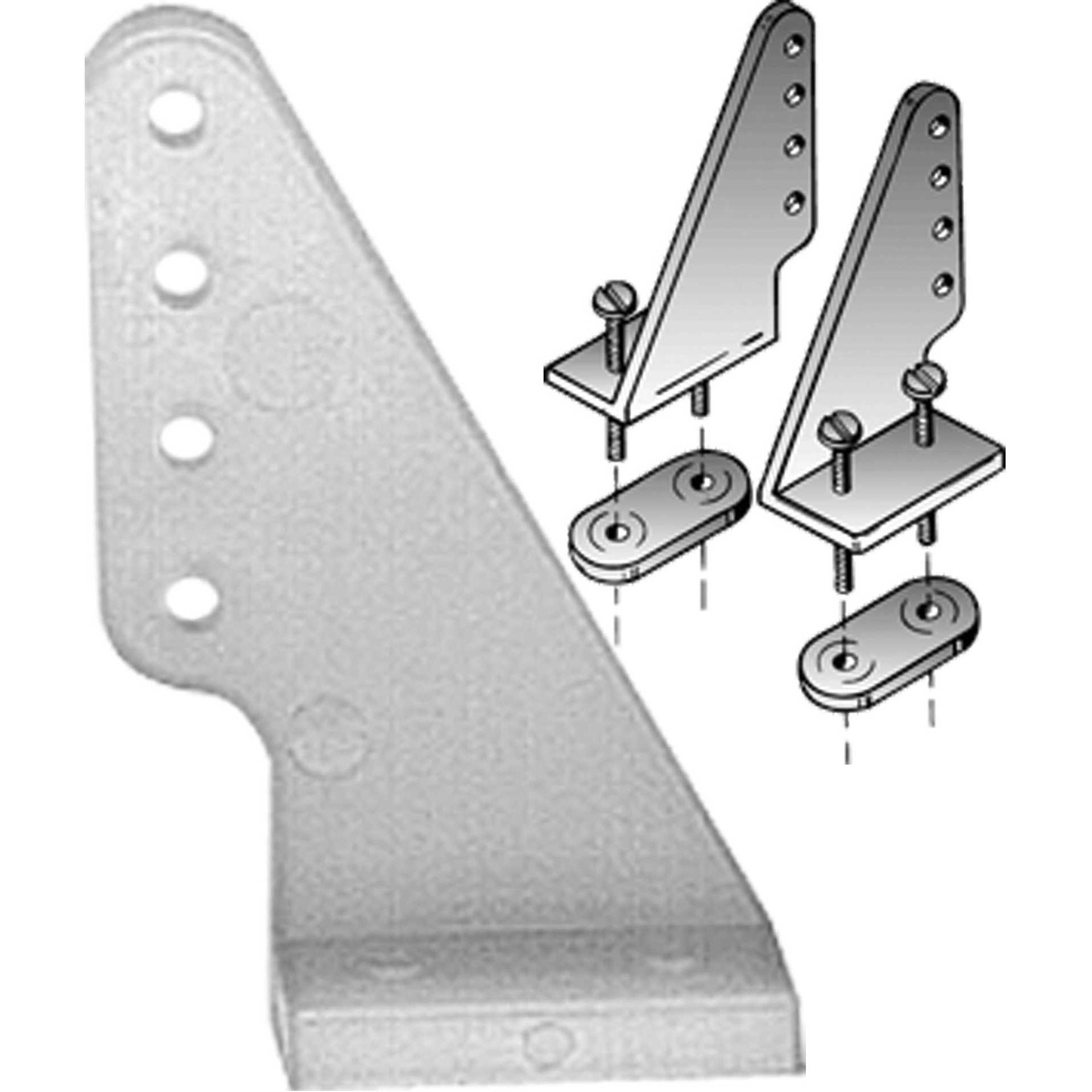 Du-Bro Nylon Ruderhörner L & R (2 Stk)