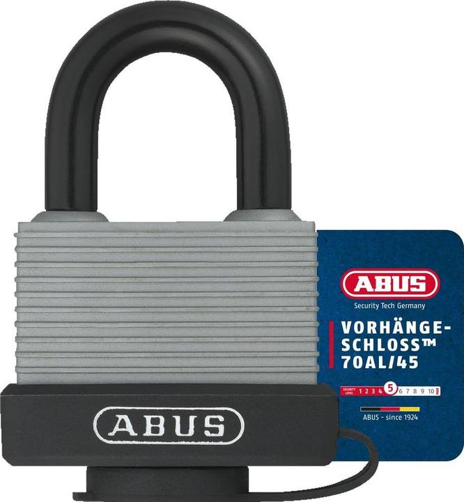 Immagine prodotto Abus Lucchetto 70AL/45 alluminio argento