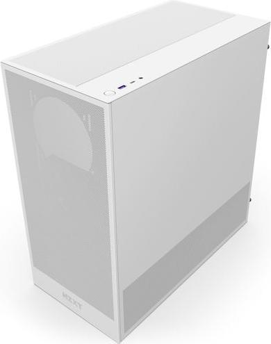 Image du produit NZXT H5 Flow ( 2024 ) (blanc, verre trempé) (mATX, ATX, Mini-ITX)
