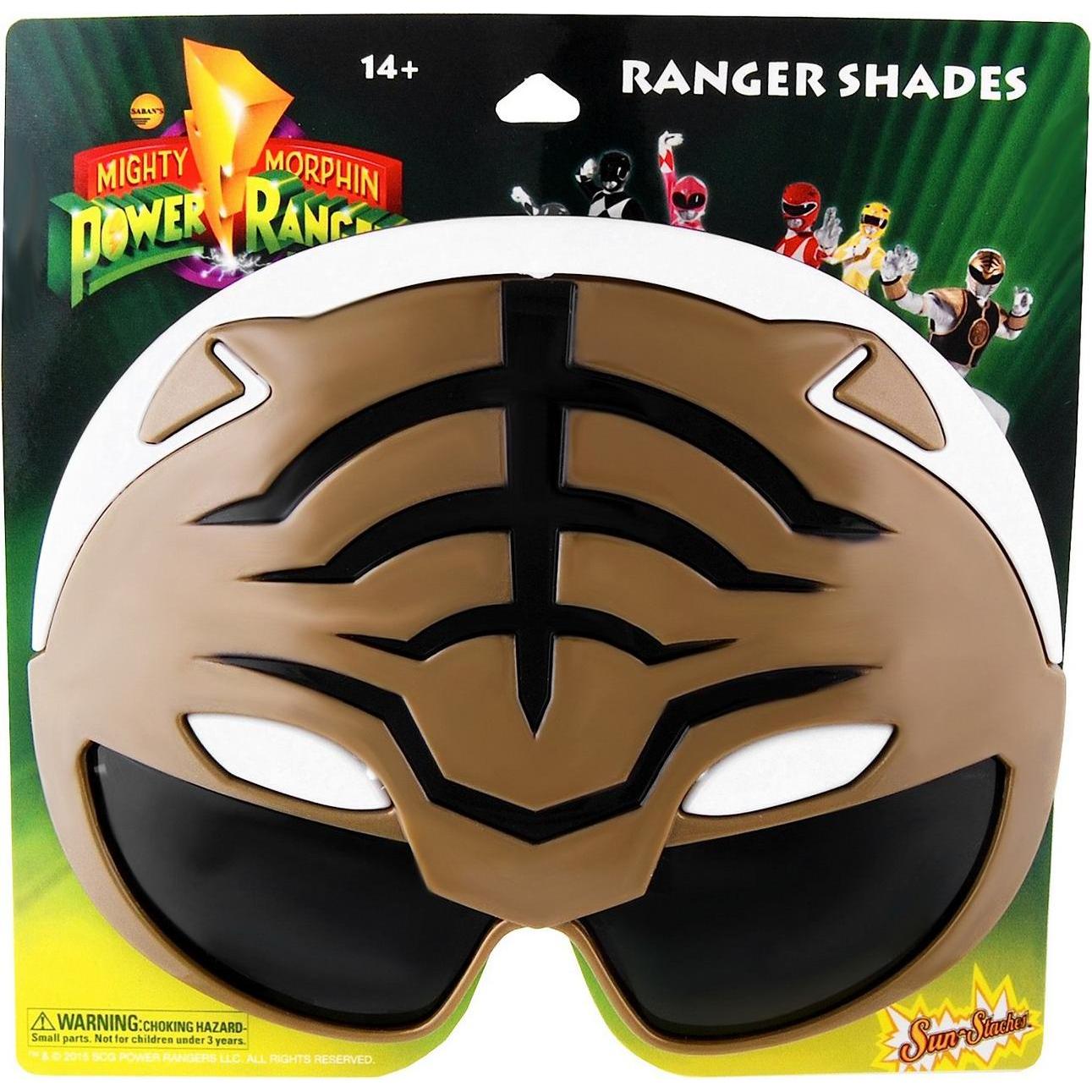 DC Comics Power Ranger weiss Partybrille