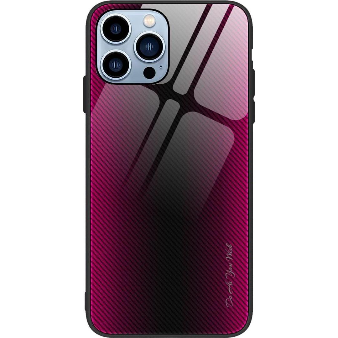 König Design Hülle Handy Schutz für Apple iPhone 12 13 14 Pro Max mini Plus Case Glas Cover (Apple iPhone 11 Pro Max), S...