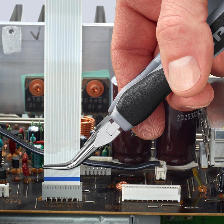 Productafbeelding Knipex 35 82 145 ESD Elektronische grijptang ESD met meer-componentengrepen spiegelgepolijst 145 mm (145 mm)