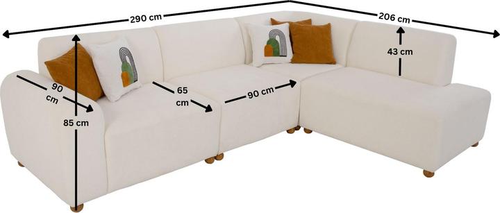 Produktbild Homitis S-Loft Right Corner Sofa (Ecksofa)