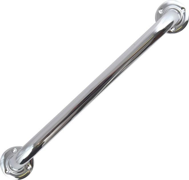 MSV Chrome-Plated Safety Bathtub Handle Silver Multi-Colour 30cm