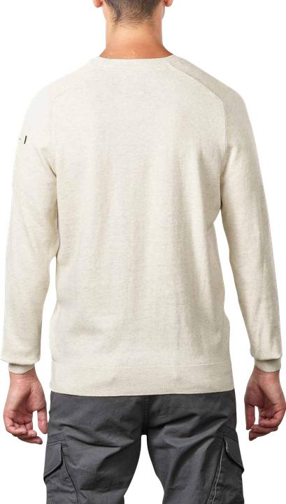 Produktbild Pme Legend Buckley Knit Pullover Round Neck Bone White Melee (3XL)