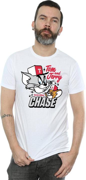 Actual product image Tom & Jerry Mens Cat & Mouse Chase T-Shirt (3XL)
