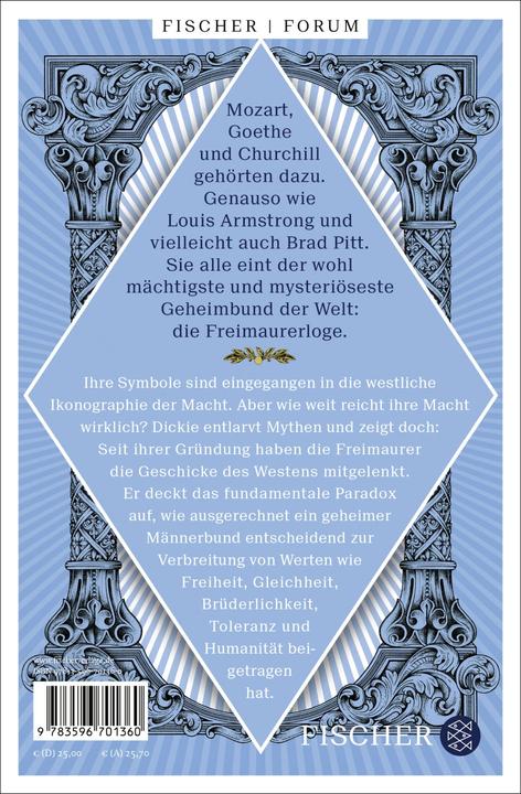 Image du produit Die Freimaurer – Der mächtigste Geheimbund der Welt (Allemand, John Dickie., Irmengard Gabler, 2023)