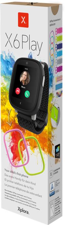 Image du produit Xplora X6 Play 2.gen. - Black (Europe Sim Free) (42.40 mm, 4G)